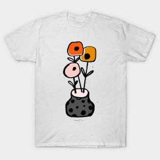 Retro Poppies T-Shirt